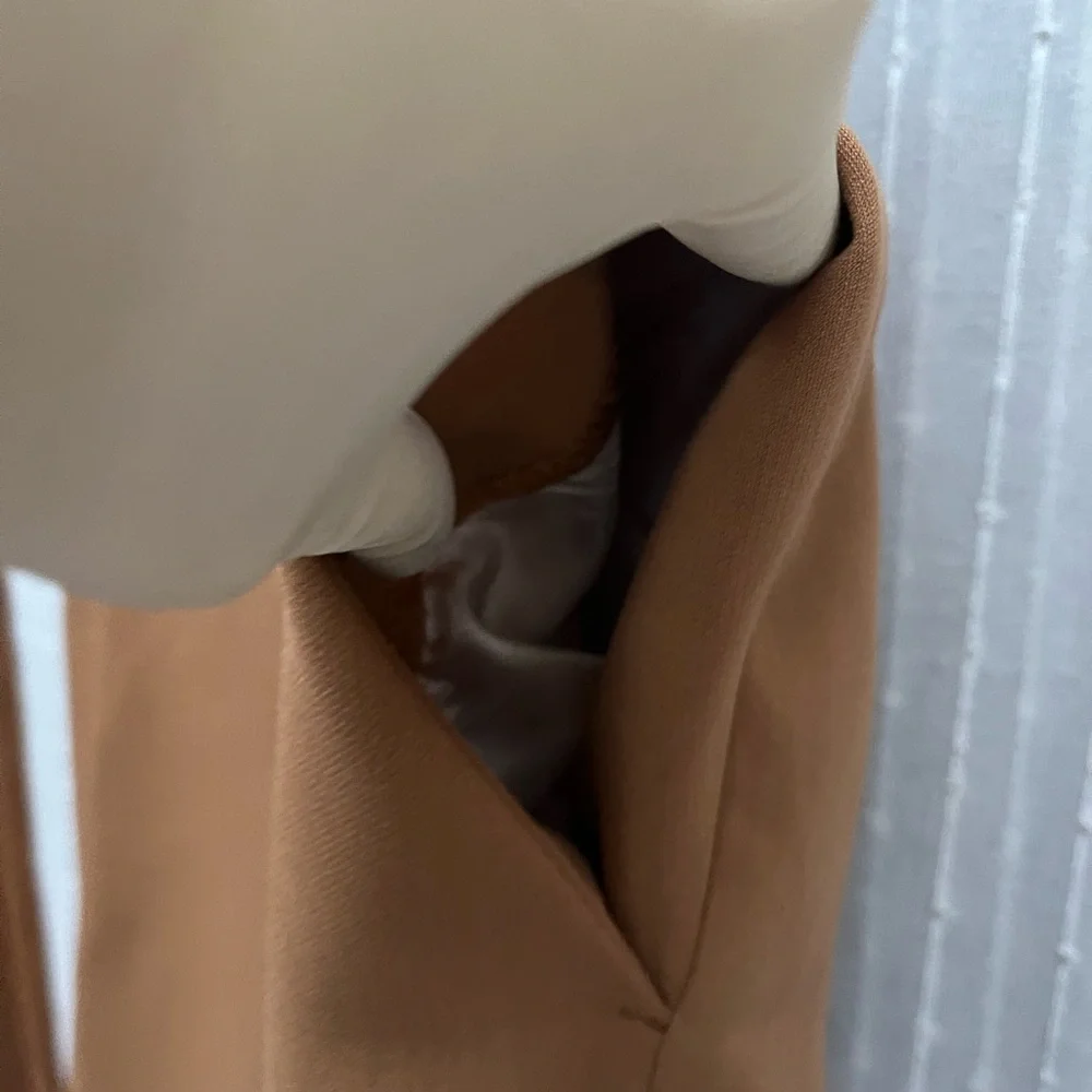 NWT ZARA High Waisted Trousers Belted Pants Blogger Favorite Size S - Picture 12 of 13